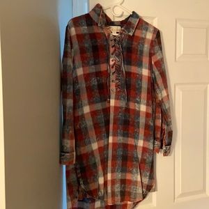 Vintage Havana Plaid Dress